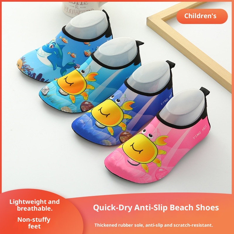 New Parent-Child Children's Diving Snorkeling Socks Men Non-Slip Swimming Water Women Surfing Drifting Running Shoes_voghion.com