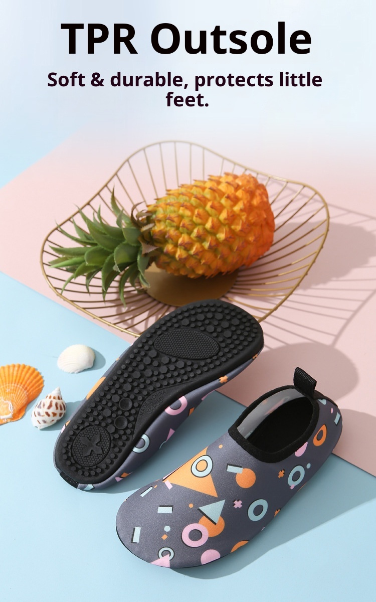 Scarpe da spiaggia per bambini, antiscivolo, anti-taglio, per bambini e bambine, adatte per parchi acquatici, anti-sabbia, delicate sulla pelle, per nuotare, guadare e torrente_voghion.com