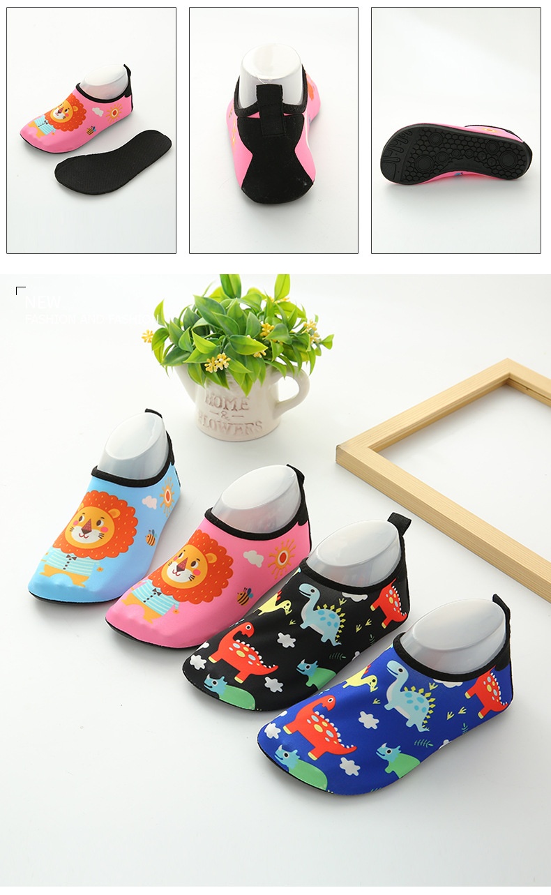 New Parent-Child Children's Diving Snorkeling Socks Men Non-Slip Swimming Water Women Surfing Drifting Running Shoes_voghion.com