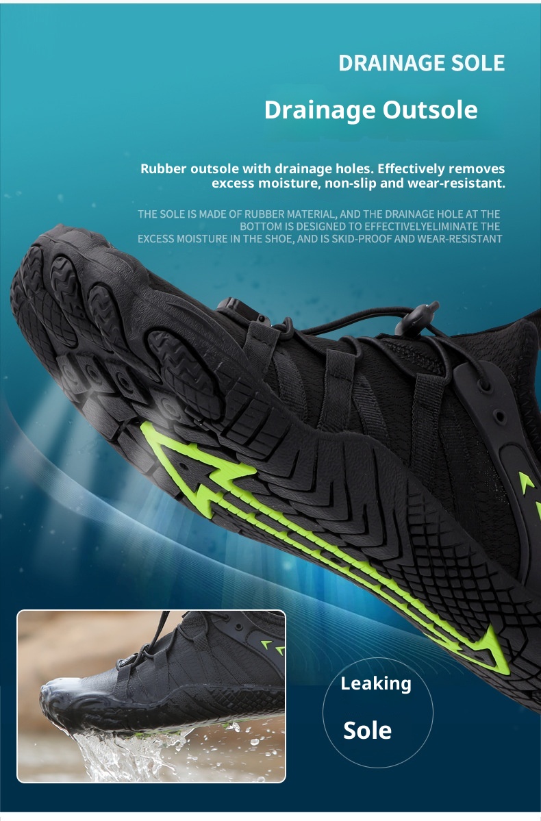 Swimming Indoor Fitness Treadmill Sports Outdoor Stream Trekking Breathable Wading Quick-Dry Fishing Shoes_voghion.com