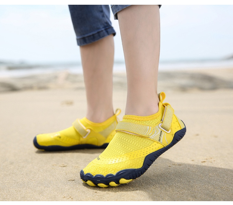 Parent-Child Water Stream Shoes, Men Women Beach Non-Slip Thick Sole Quick-Dry Beachside Swimming For Children And_voghion.com