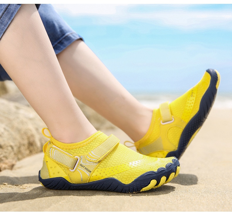 Parent-Child Water Stream Shoes, Men Women Beach Non-Slip Thick Sole Quick-Dry Beachside Swimming For Children And_voghion.com