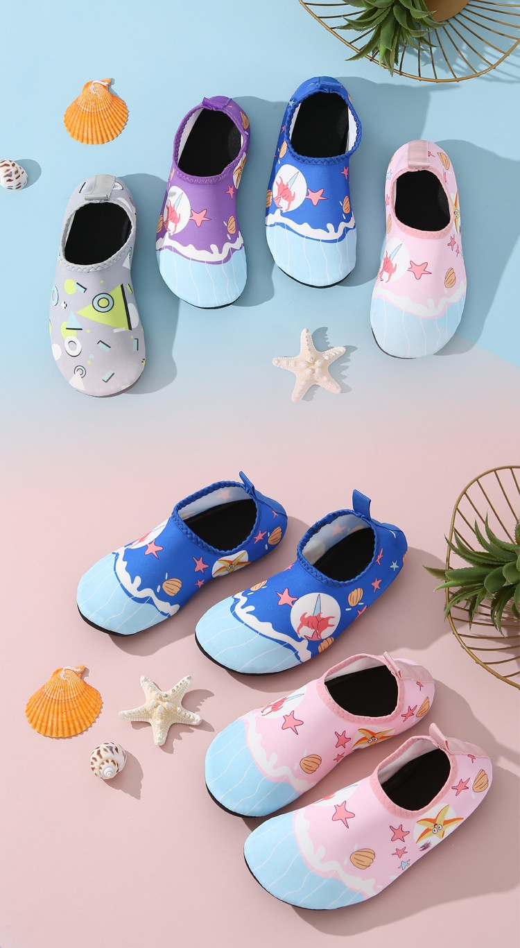 Scarpe da spiaggia per bambini, antiscivolo, anti-taglio, per bambini e bambine, adatte per parchi acquatici, anti-sabbia, delicate sulla pelle, per nuotare, guadare e torrente_voghion.com