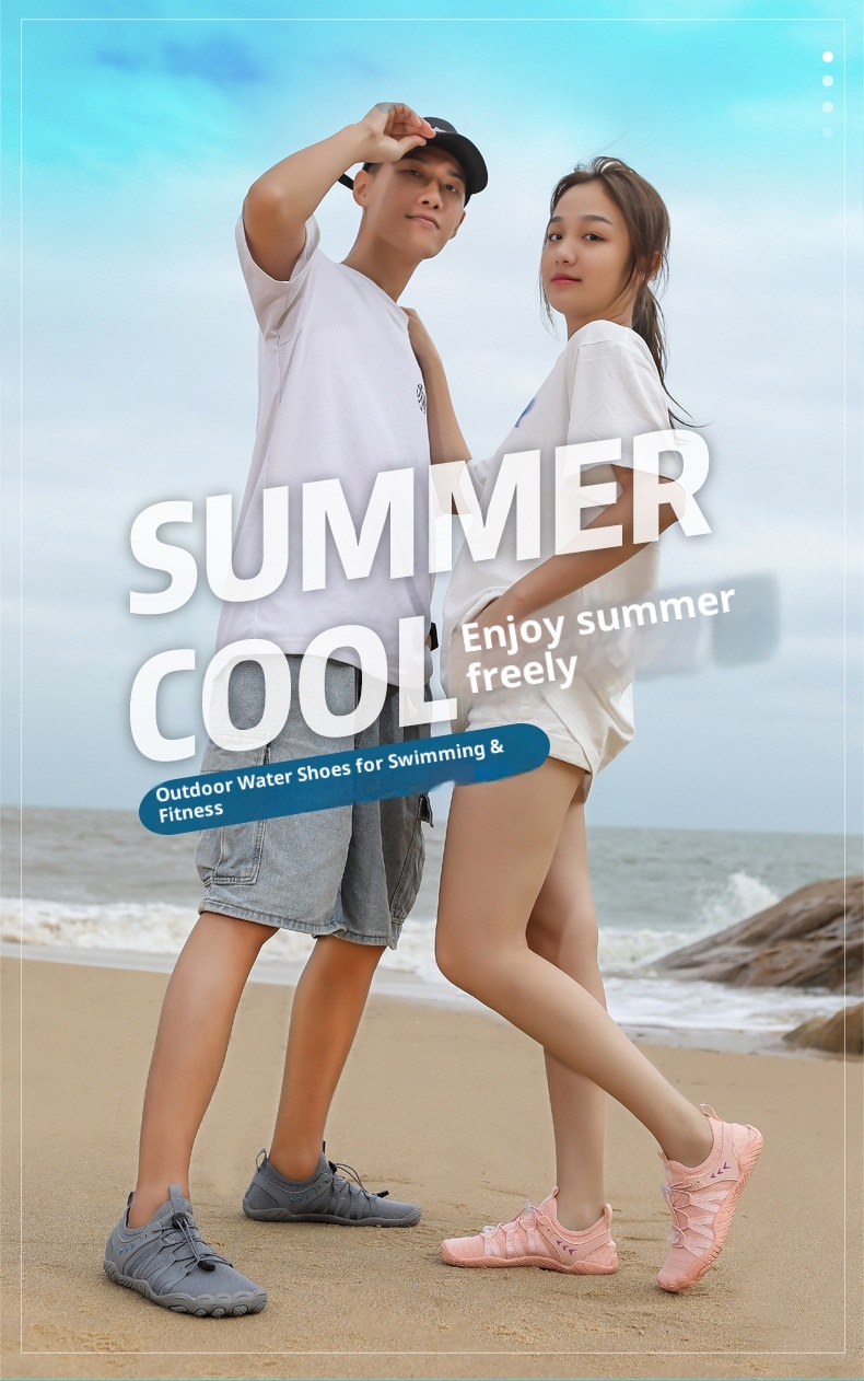 Swimming Indoor Fitness Treadmill Sports Outdoor Stream Trekking Breathable Wading Quick-Dry Fishing Shoes_voghion.com