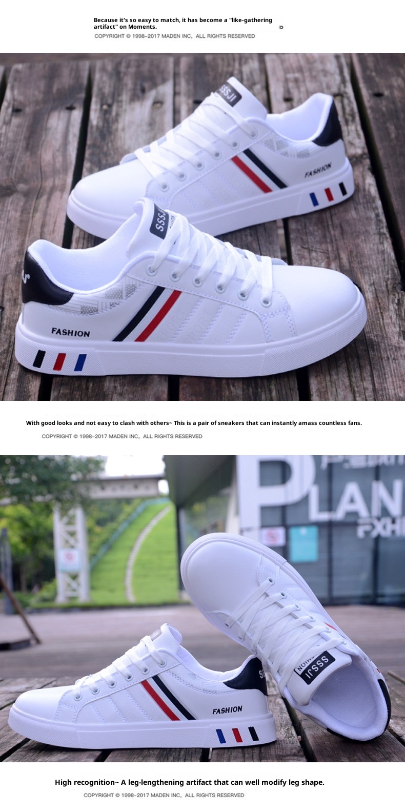 Zapatillas deportivas blancas planas versátiles de estilo coreano para estudiantes, ideales para el verano de 2024. Calzado deportivo casual y moderno para hombre._voghion.com