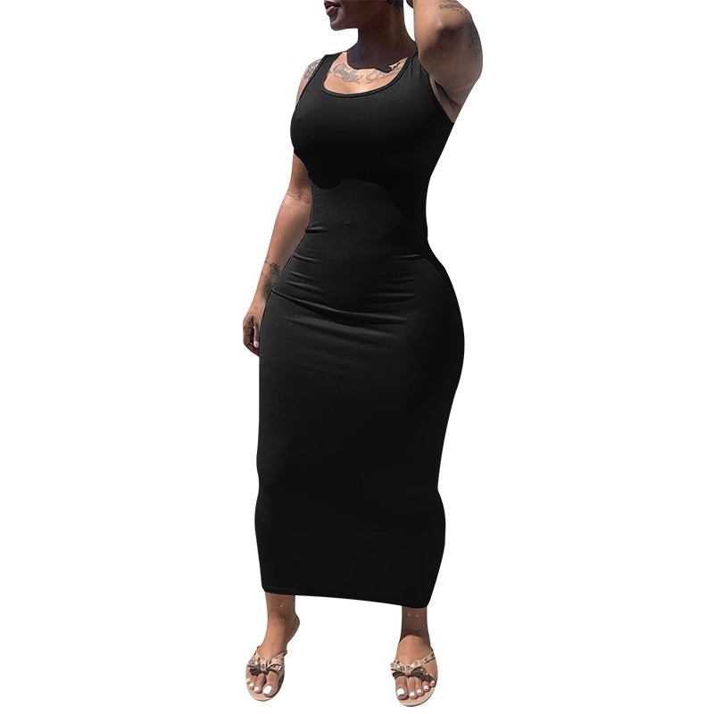 GraceChic Cross-Border Damenbekleidung Europäisch und Amerikanisch Neues sexy eng anliegendes langes afrikanisches Plus-Size-Kleid_voghion.com