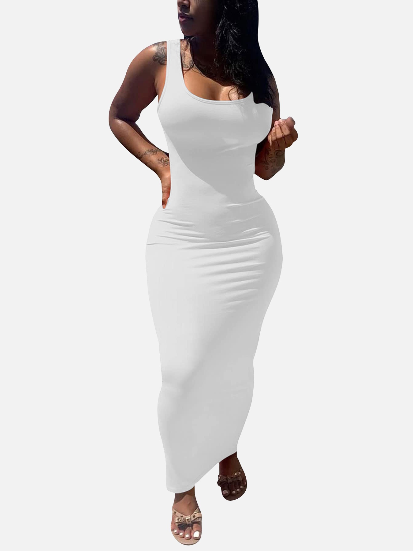GraceChic Cross-Border Damenbekleidung Europäisch und Amerikanisch Neues sexy eng anliegendes langes afrikanisches Plus-Size-Kleid_voghion.com
