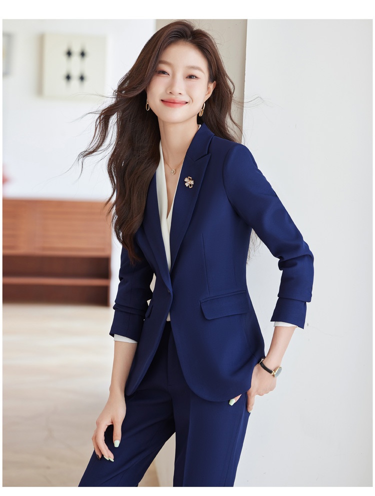 GraceChic Red Single Button Set For Women 2025 Spring And Autumn New Formal Suit Workwear Commuter Women's Professional Outfit_voghion.com