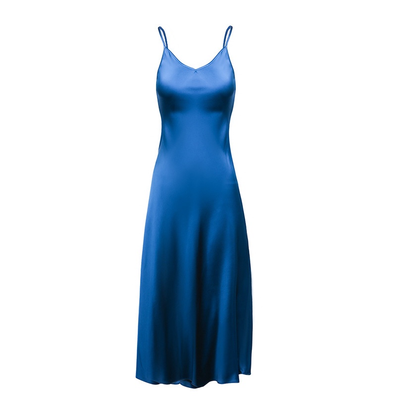 GraceChic Butterfly Embroidery Summer Camisole Evening Gown European And American Style Elegant Mulberry Silk Long Dress For_voghion.com