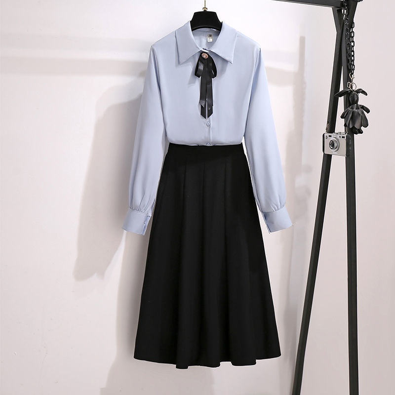 GraceChic GraceChic Ladylike Temperament Professional Suit 2025 Spring And Autumn New Women's Korean Version Shirt Gentle Style Half Skirt_voghion.com