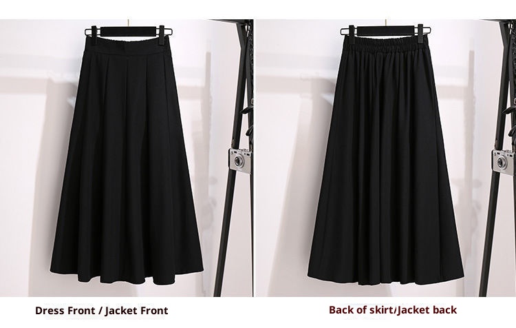 GraceChic GraceChic Ladylike Temperament Professional Suit 2025 Spring And Autumn New Women's Korean Version Shirt Gentle Style Half Skirt_voghion.com