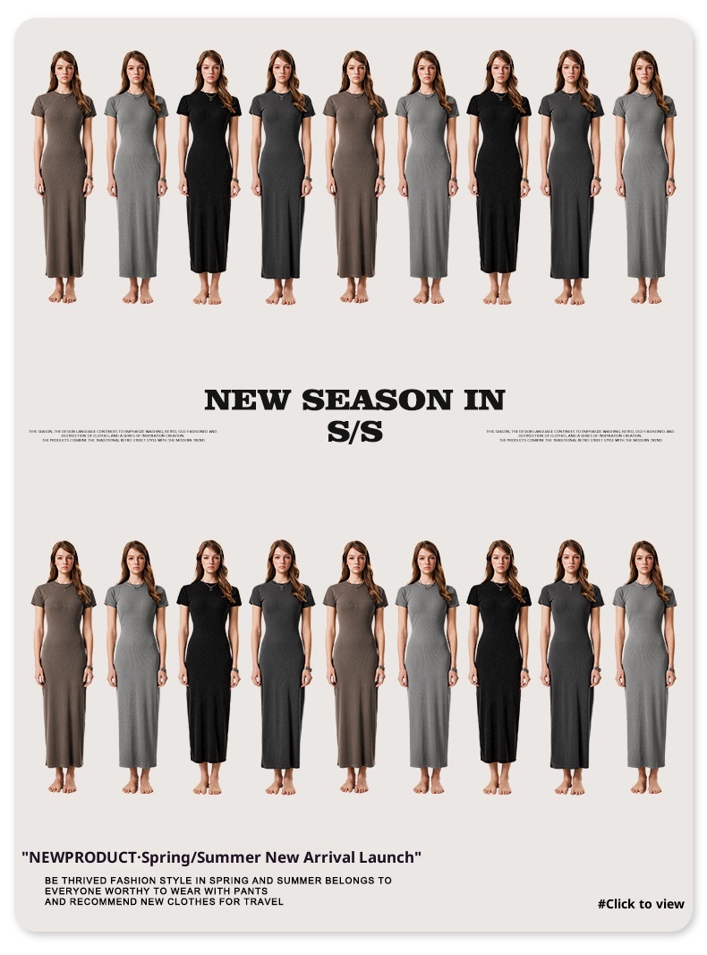 Collection GraceChic BE Vêtements Femme Été 2025 Style Européen et Américain Délavé Vintage Manches Courtes Coupe Slim Bodyman_voghion.com