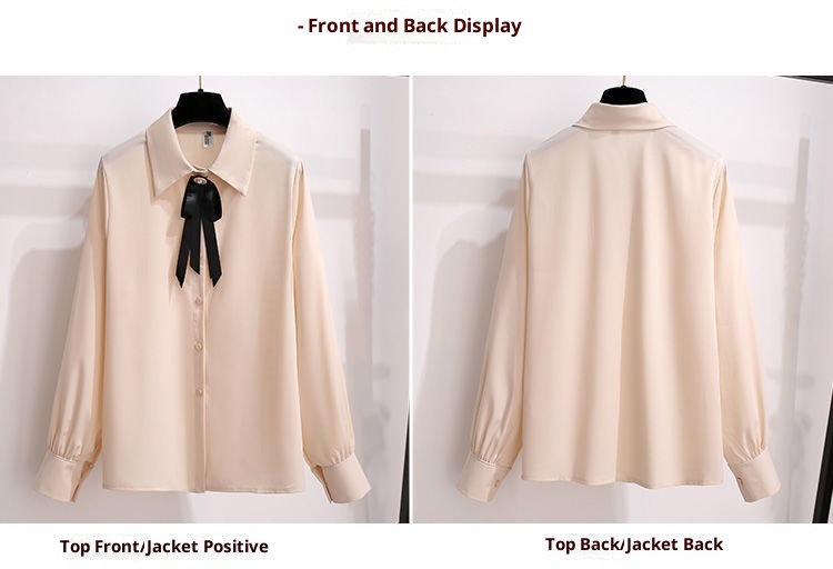 GraceChic GraceChic Ladylike Temperament Professional Suit 2025 Spring And Autumn New Women's Korean Version Shirt Gentle Style Half Skirt_voghion.com