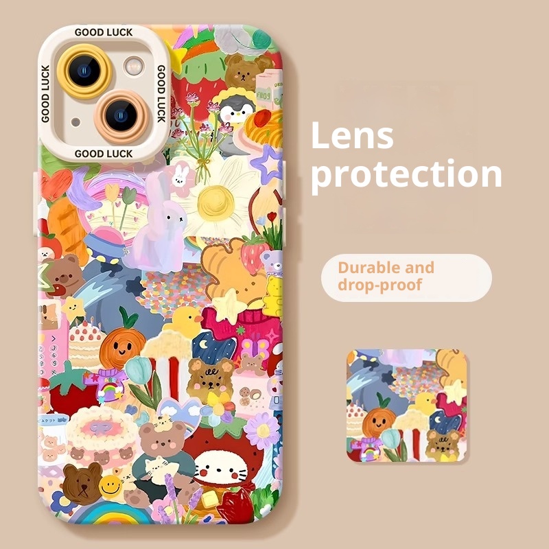 Custodia per telefono TechGlobe Animal Carnival Max Pro Nuovo modello 17 Spring Air Dopamine con cordino 16 set_voghion.com