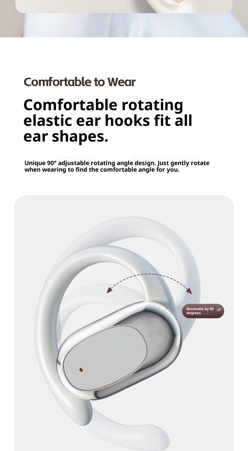 3c Neue kabellose In-Ear-Bluetooth-Kopfhörer mit langer Akkulaufzeit, hoher Klangqualität für Anrufe und Sport, offene Ohrhörer mit Hängefunktion_voghion.com