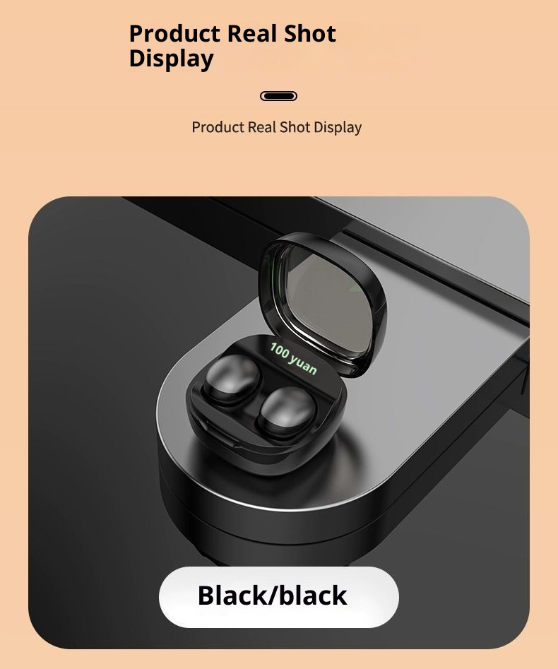 3c Sleep Bluetooth Earbuds True Wireless New Mini Ultra Small No Flashing Light Noise Cancelling In-Ear Unisex Earphones_voghion.com
