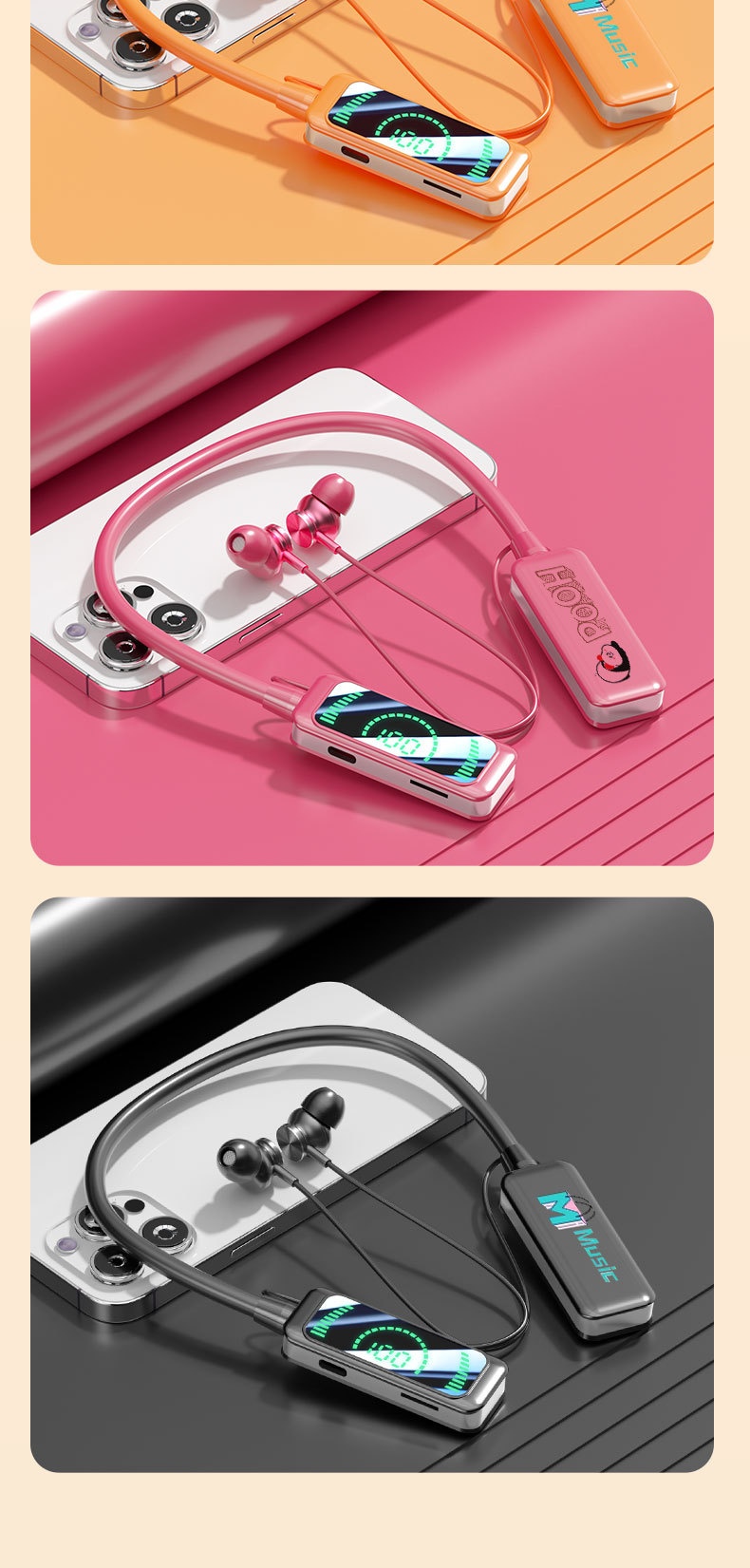 3c Hot-Selling Bluetooth Wireless Long Battery Life New Ultra-Long Running Sports 2025 Hanging Ephones Neck Suitable_voghion.com