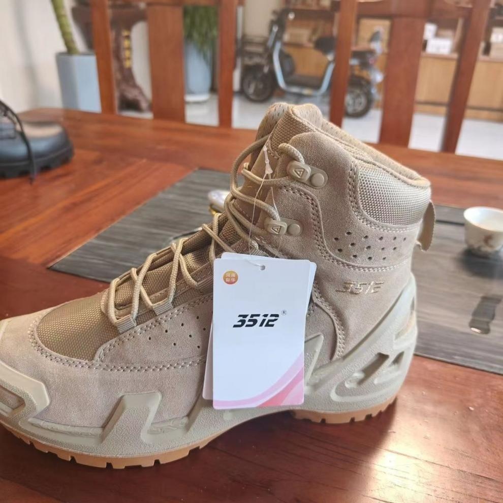 ShoeGlobe 3512 Enthusiast Combat Scarpe da trekking tattiche da uomo, impermeabili, antiscivolo, stivali militari, trekking e arrampicata all'aperto_voghion.com