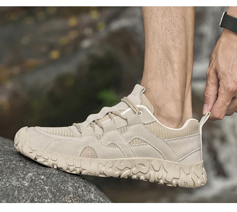 ShoeGlobe Same Style New Spring Summer Mesh Soft Sole Hollow Breathable Non-Slip Casual Outdoor Hiking Sports Men's Shoes_voghion.com