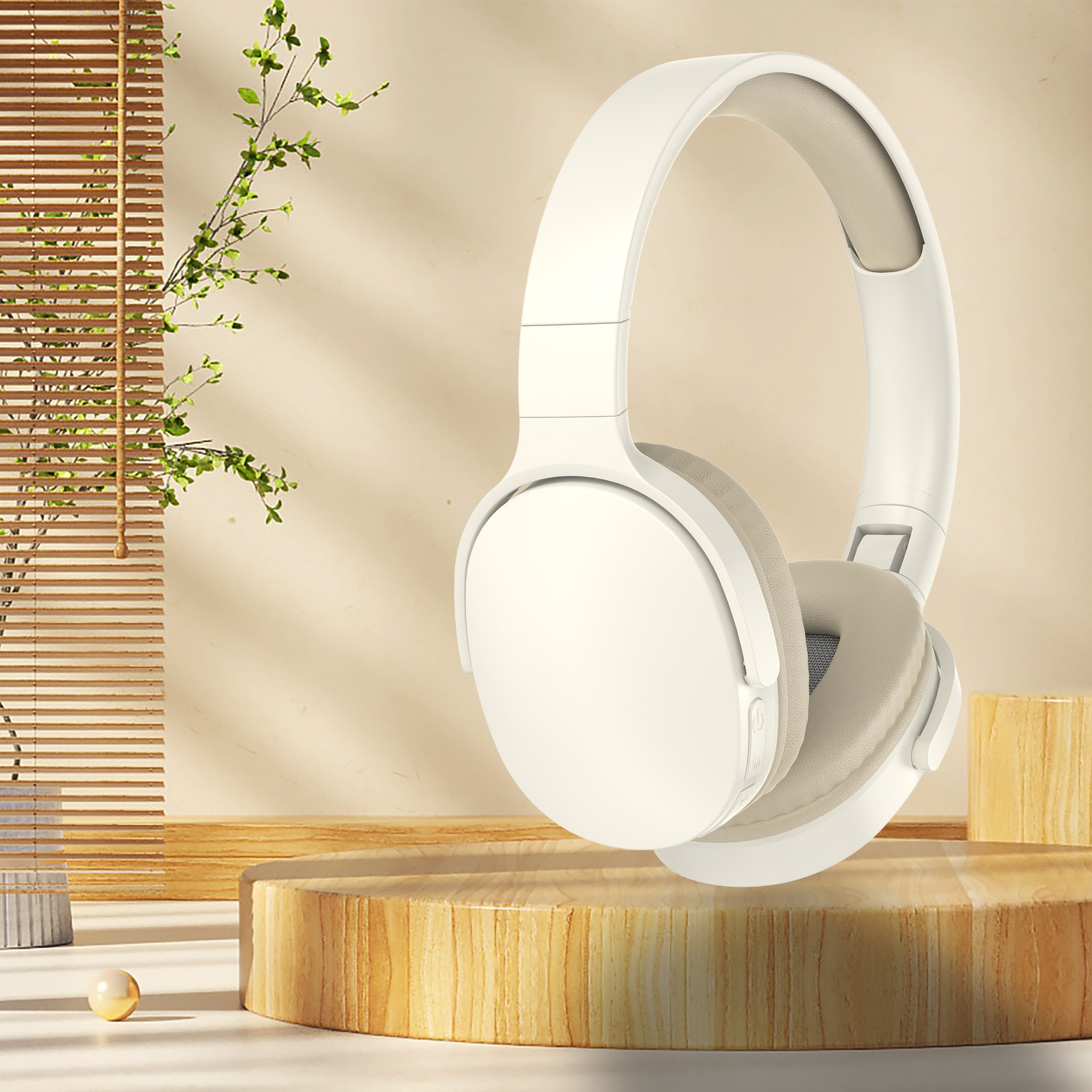3c 2961 Over-Ear Bluetooth Headphones Heavy Bass Long Battery Life Wireless Full Ear Cushion Stereo Gaming Low Latency_voghion.com