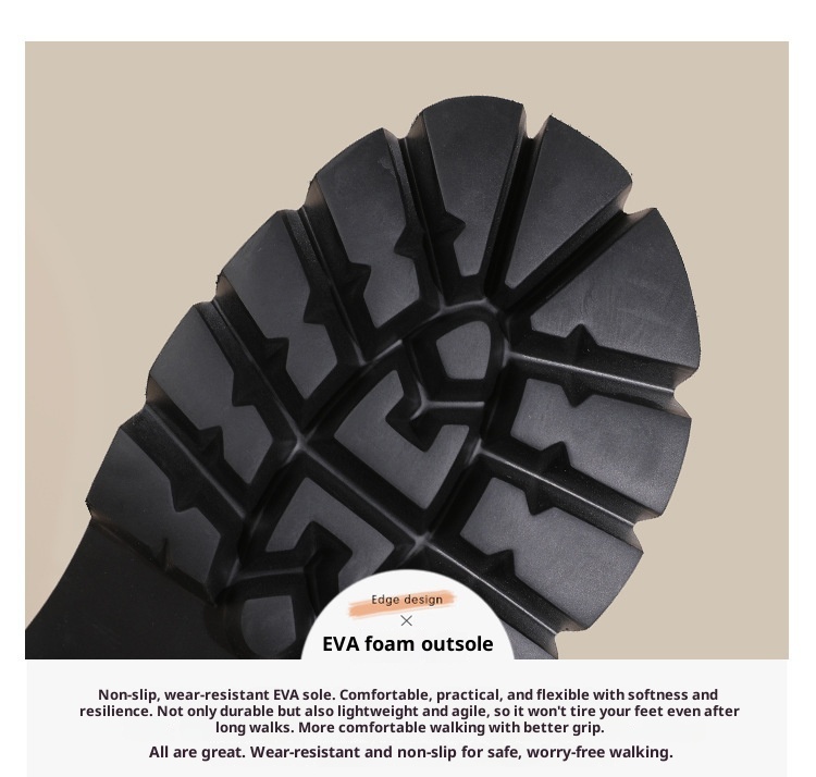 Scarpe da donna in pelle piccole taglie forti 41-43, mocassini con suola spessa, primavera autunno 2024, neri, con tacco alto e spesso, alla moda_voghion.com