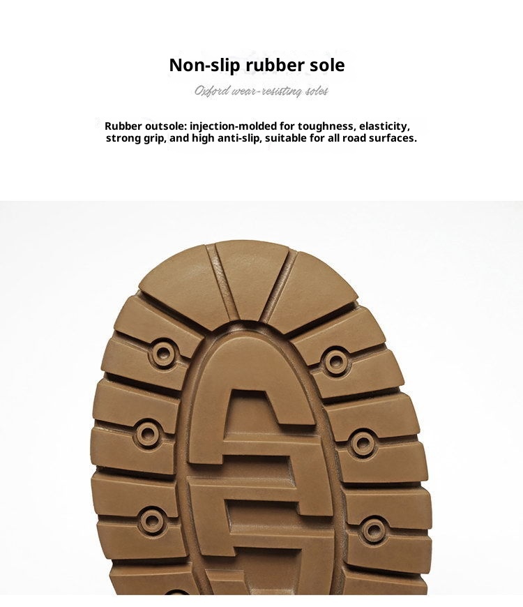 ShoeGlobe Men's Safety Shoes Winter Construction Site Wear-Resistant Work Martin Boots Waterproof Non-Slip Hiking Sports Autumn_voghion.com