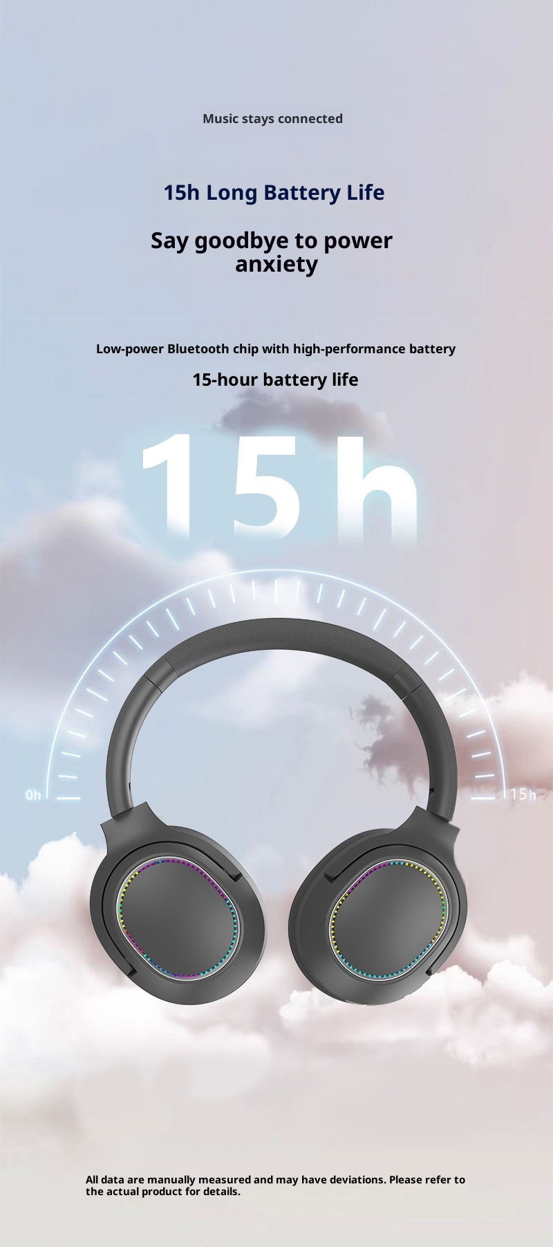 Cuffie pieghevoli luminose transfrontaliere 3c Bluetooth wireless nuove cuffie con bassi potenti articolo di tendenza per il commercio estero_voghion.com