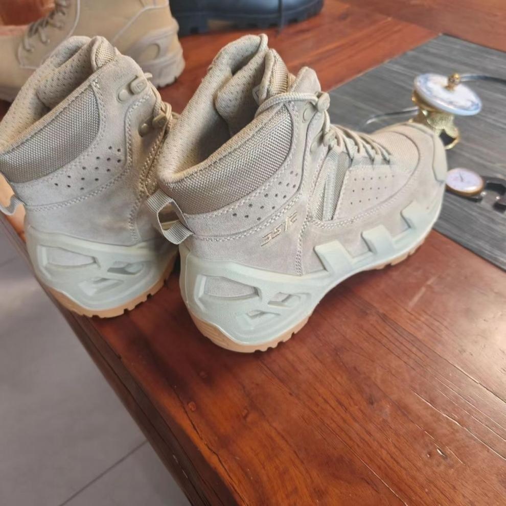 ShoeGlobe 3512 Enthusiast Combat Scarpe da trekking tattiche da uomo, impermeabili, antiscivolo, stivali militari, trekking e arrampicata all'aperto_voghion.com