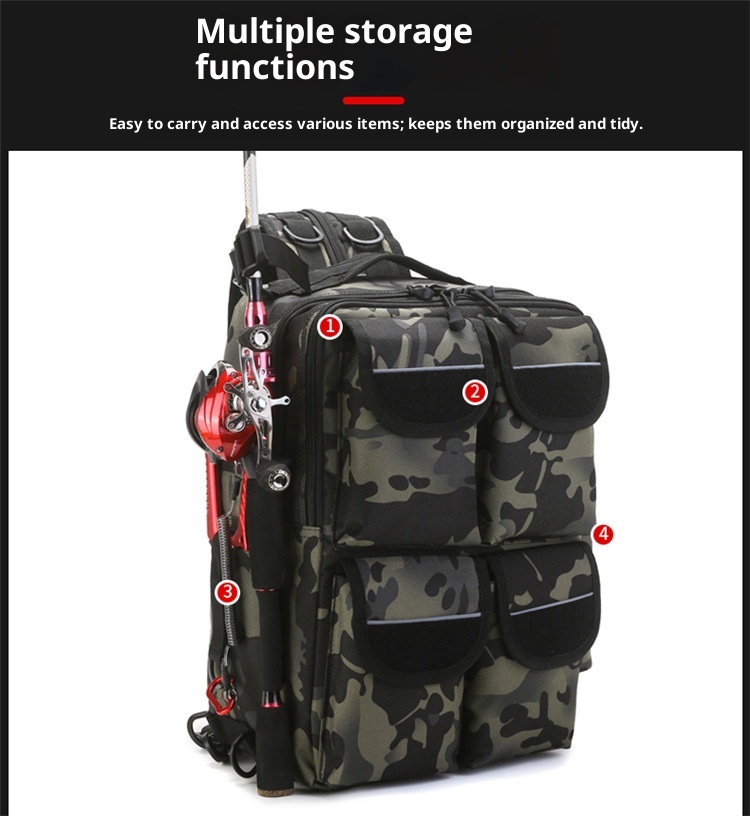 ActiveGo 2021 New Lure Men Travel Climbing Small Camouflage Sports Bag Outdoor Tactical Backpack Large Capacity_voghion.com