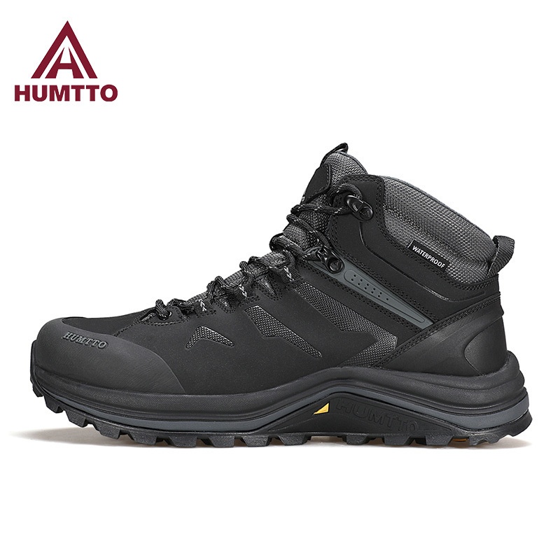 ShoeGlobe Hantu Outdoor Hiking Men, Autumn And Winter New High-top Anti-slip Waterproof Cushioning Wear-resistant Breathable_voghion.com