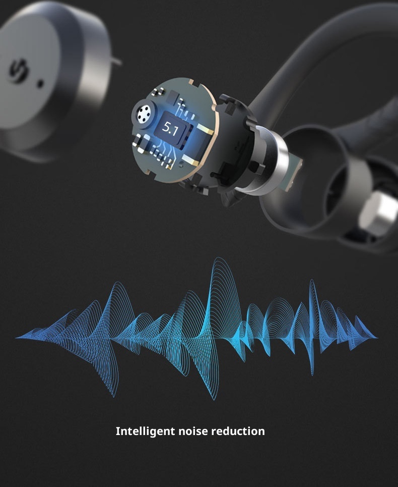 3c In-Ear Sports Headphones Waterproof Long Standby Wireless Bluetooth Earphones High Battery_voghion.com