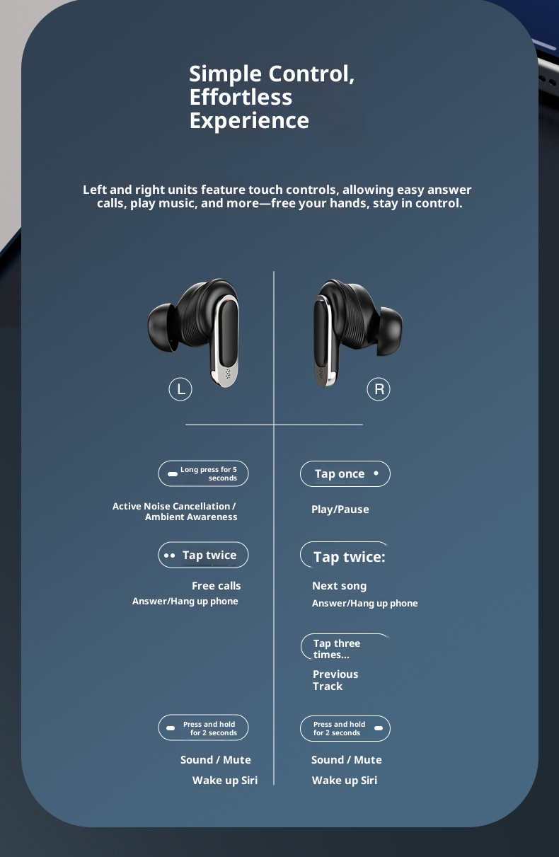 3c Neue V8-Display A9pro Bluetooth-Ohrhörer mit Geräuschunterdrückung (ANC), KI-Übersetzung und Bildschirm, kabellos, In-Ear, ultralang_voghion.com