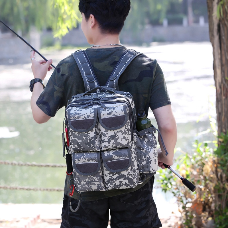 ActiveGo 2021 New Lure Men Travel Climbing Small Camouflage Sports Bag Outdoor Tactical Backpack Large Capacity_voghion.com