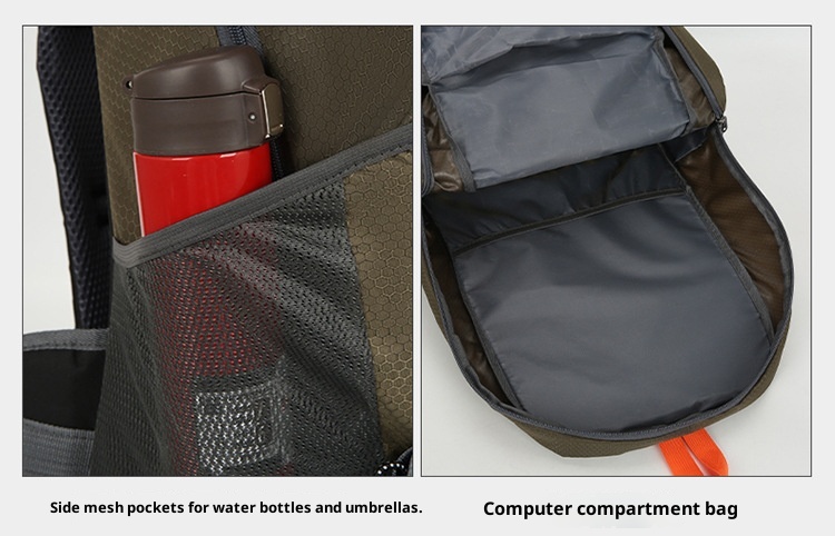 Zaino estivo ActiveGo, nuovo, da trekking, per sport all'aria aperta, a doppia spalla, per uomo, grande capacità, campeggio, viaggi, resistente all'usura_voghion.com