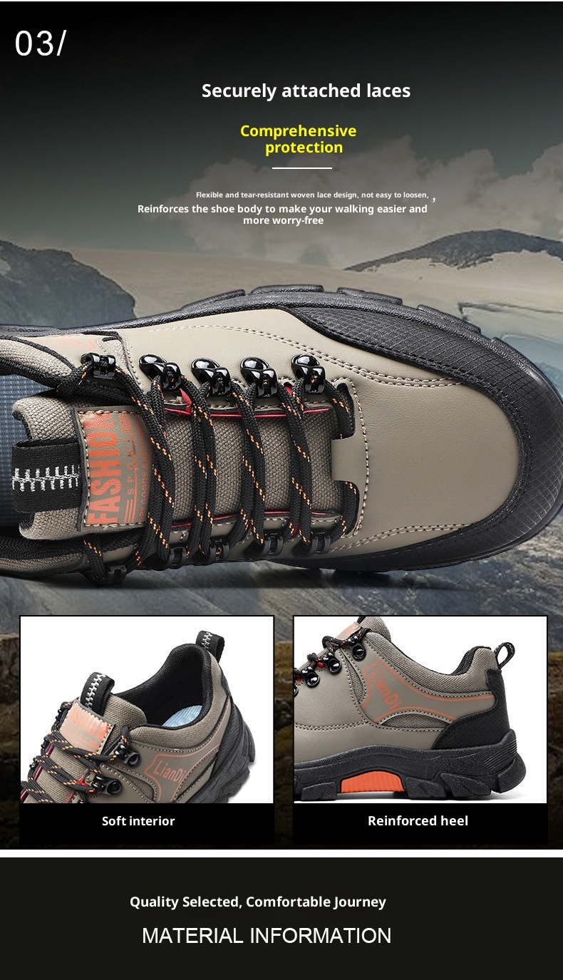 ShoeGlobe Safety 2024 Winter New Outdoor Hiking Non-Slip Trendy Men's Casual Thick-Soled Retro Work Shoes_voghion.com