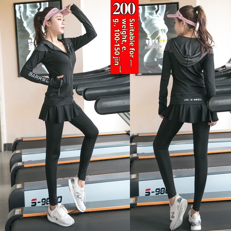 001 Plus Size Gym Loose Quick-Dry Yoga Set Running, Autumn Exercise Clothing For Overweight Women_voghion.com