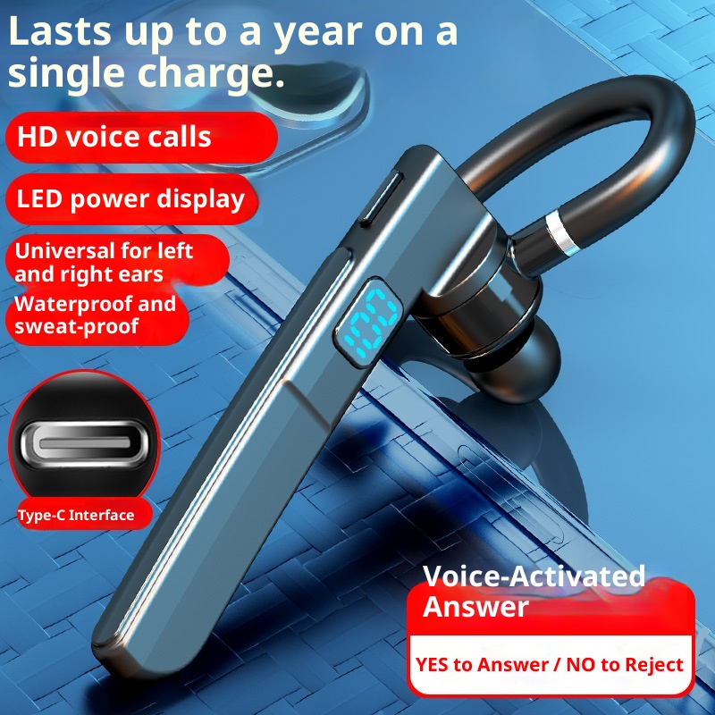 3c Cross-Border Neue kabellose Bluetooth-Kopfhörer für Unternehmen X6 In-Ear/Over-Ear mit extrem langer Akkulaufzeit, ENC-Anrufsteuerung und digitaler Sprachsteuerung_voghion.com