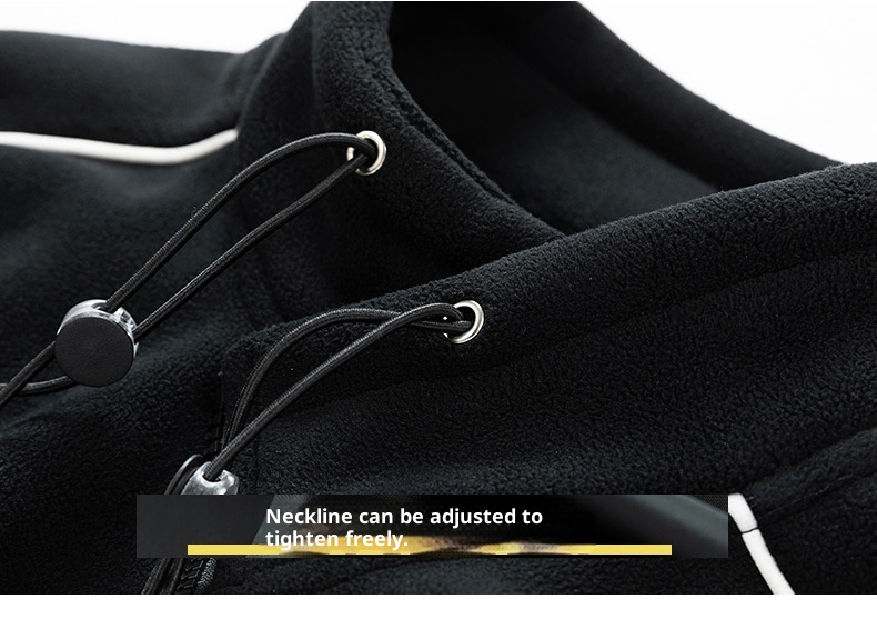 boy Boy Stand Collar 2023 New Men's Sweatshirt Winter Polar Fleece Half Zipper Warm Base Shirt Men_voghion.com