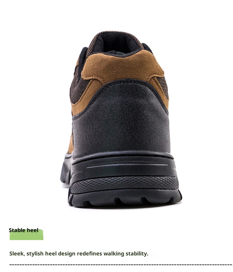 Chaussures de randonnée ShoeGlobe pour hommes, toutes saisons, à semelle large, antidérapantes, imperméables et résistantes à l'usure. Idéales pour les voyages et le travail._voghion.com