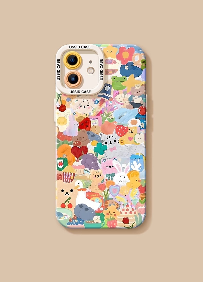 Custodia per telefono TechGlobe Animal Carnival Max Pro Nuovo modello 17 Spring Air Dopamine con cordino 16 set_voghion.com