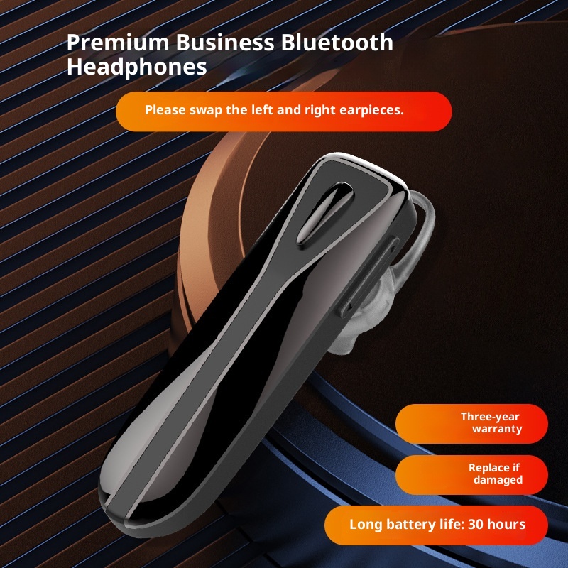 Écouteurs intra-auriculaires Bluetooth sans fil 3c Cross-Border M-C8 avec crochet d'oreille, longue autonomie, étanches, pour le sport et réduction de bruit (Huaqiangbei)_voghion.com