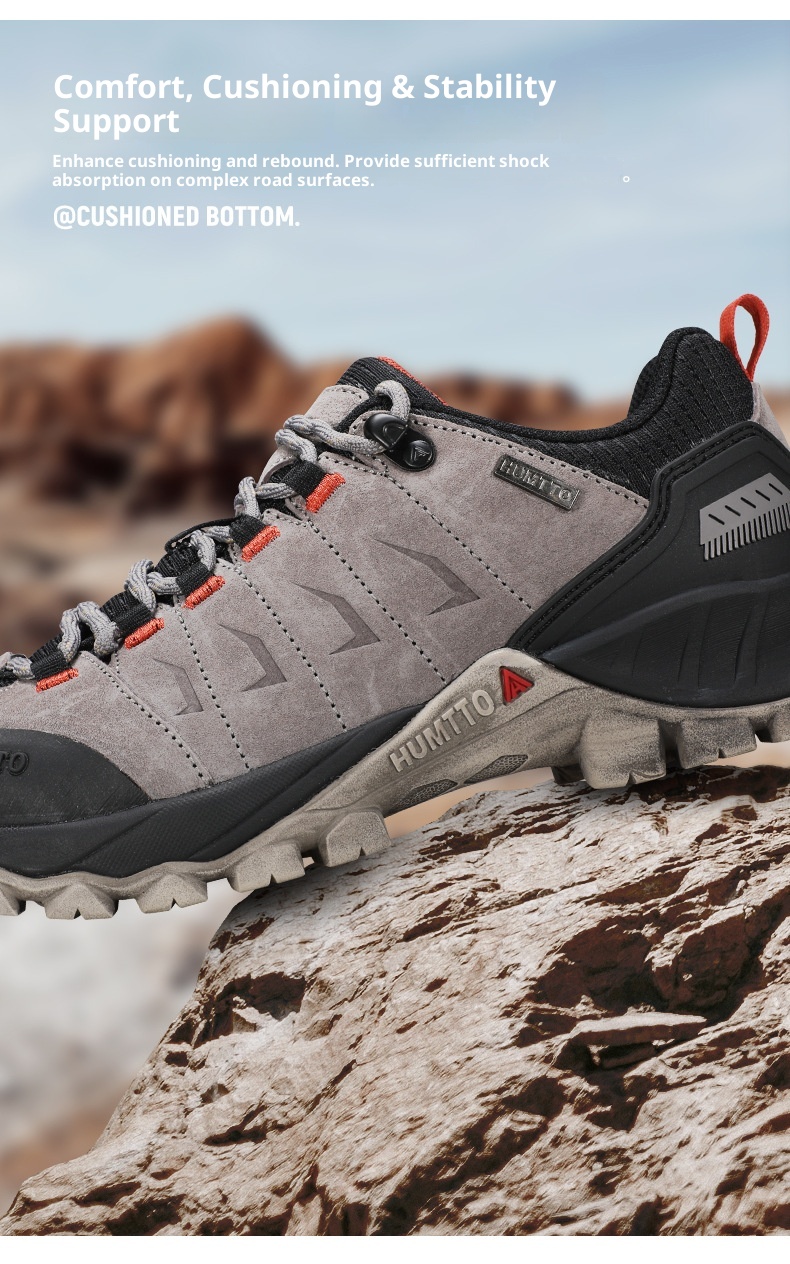 ShoeGlobe Hantu Hiking 2025 Spring New Outdoor Women's Non-Slip Foot Protection Grippy Cushioning Wear-Resistant Casual Trekking_voghion.com