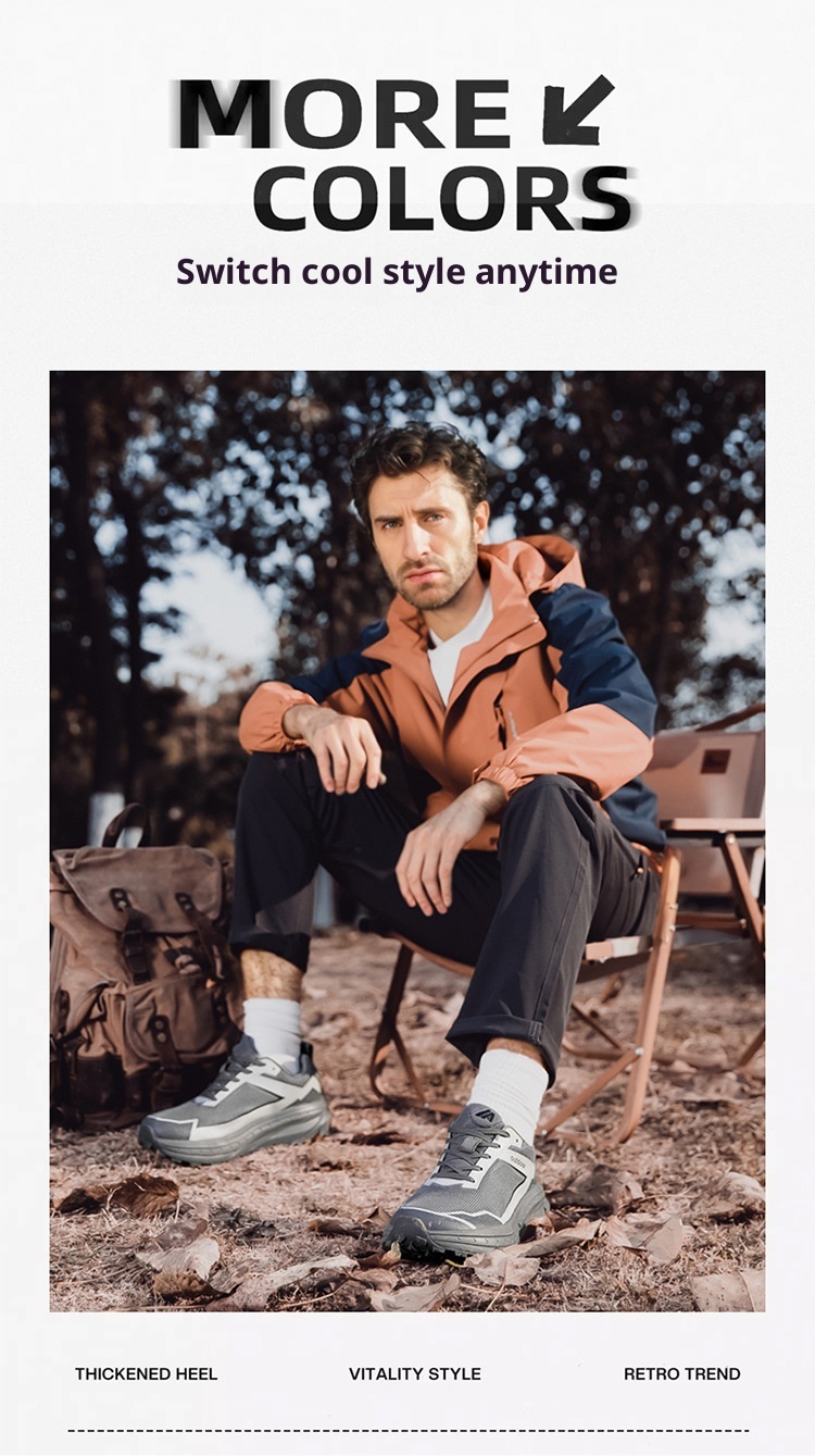 ShoeGlobe Outdoor-Wanderschuh für Herren, Herbstneuheit: Wasserdicht, rutschfest, abriebfest, leicht, stoßdämpfend, für jedes Gelände_voghion.com