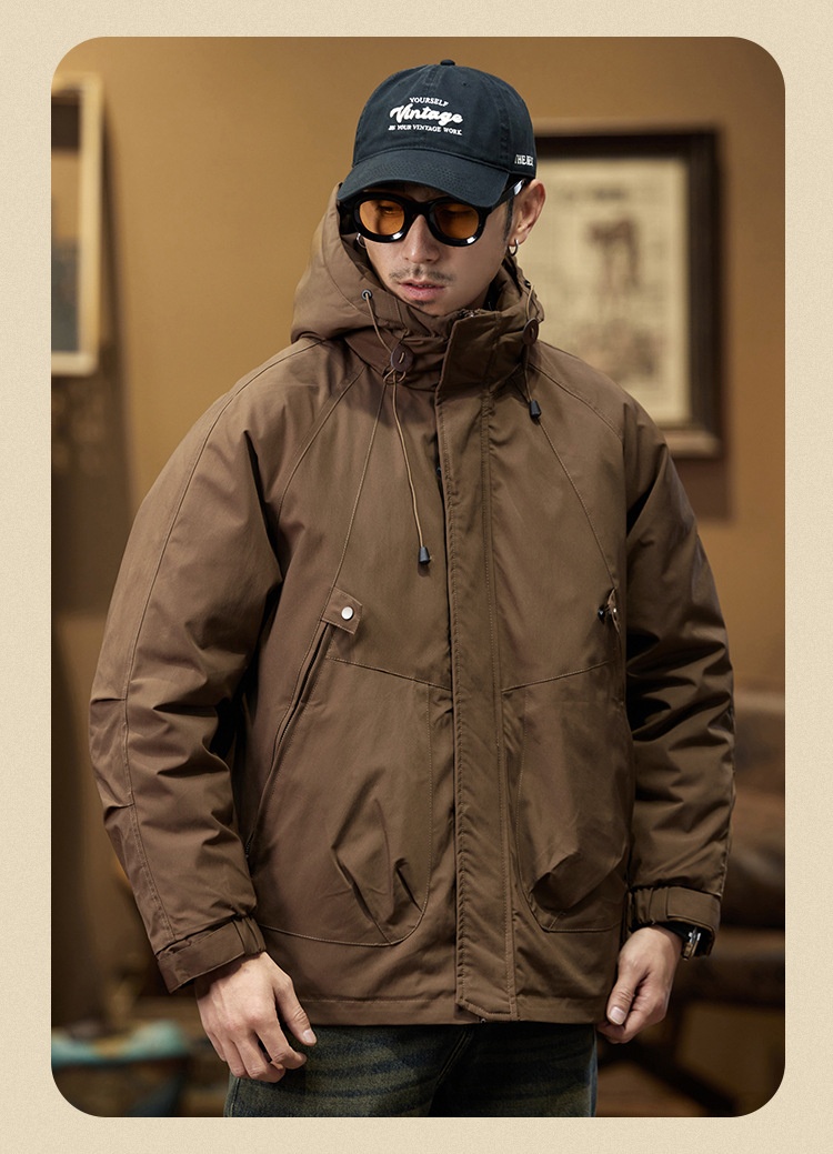 boy American Workwear Men Winter Jacket Outdoor Waterproof Warm Down Liner Detachable Windbreaker Coat_voghion.com