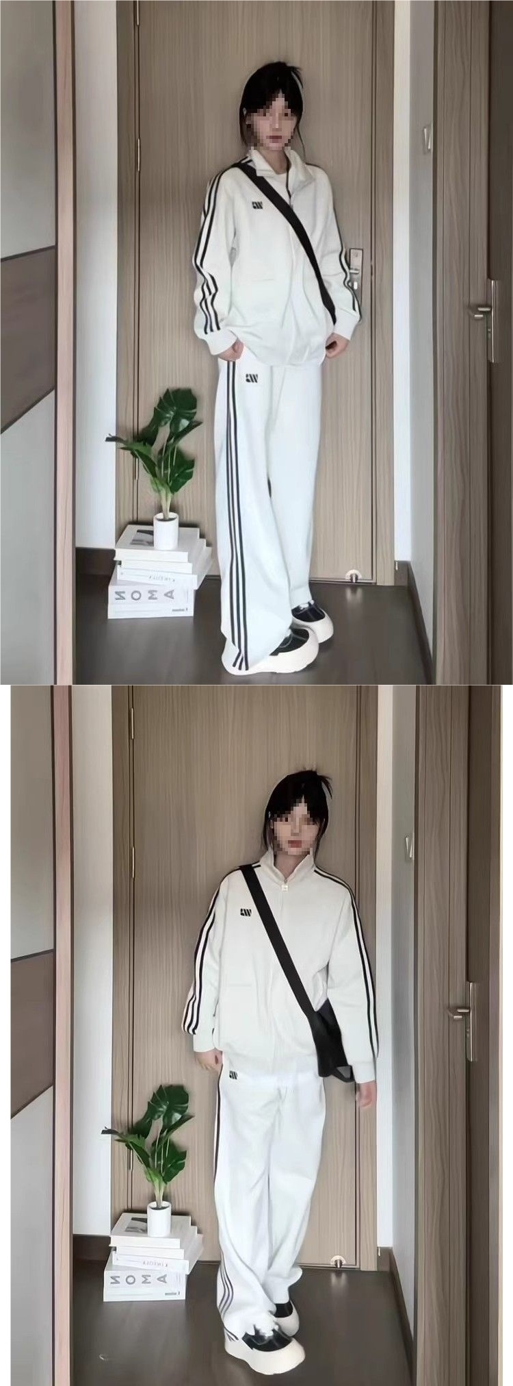 001 Style Petite Girls, Stijlvolle Sweatshirt, Casual Sportset Dames, Losse Pasvorm Voor Lente Herfst, Veelzijdig En Jeugdig_voghion.com