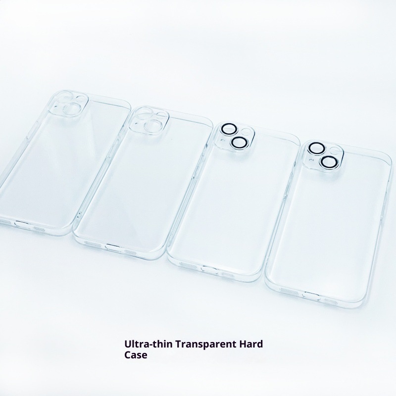 Étui rigide transparent TechGlobe compatible avec iPhone 16 et iPhone 15 Pro Max, avec protection d'objectif intégrée et couverture intégrale._voghion.com