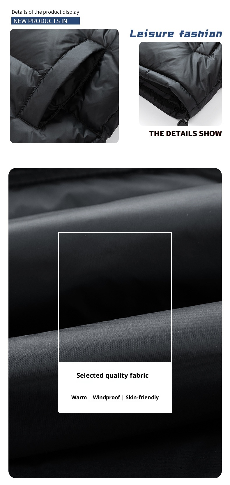 boy Winter New Men's Korean Style Color-Block Hooded Thickened Warm 90 White Goose Down Jacket Trendy Couple Cold-Resistant_voghion.com