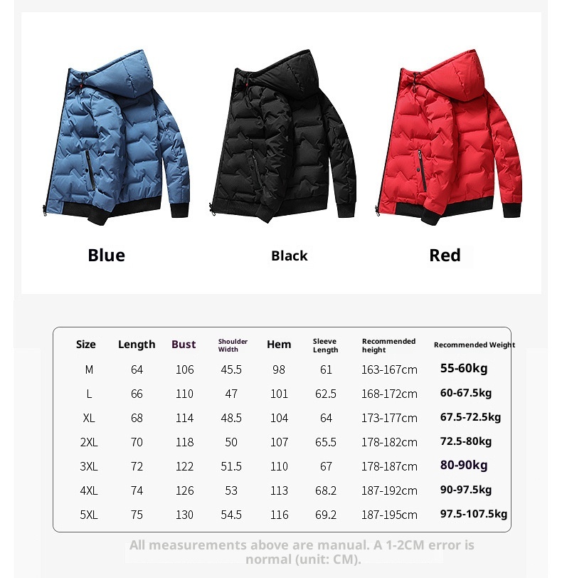 boy Reversible Short New Jacket For Men Youth 90% Fashion White Duck Down Hot Winter Men's Hooded Coat_voghion.com