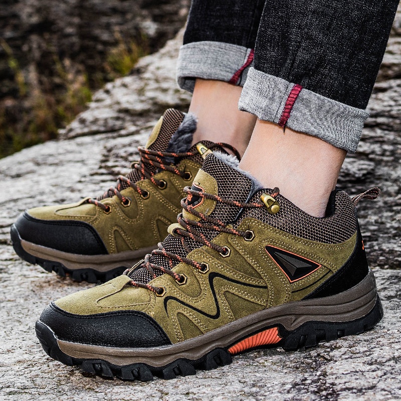 ShoeGlobe, scarpe da trekking da uomo di grandi dimensioni, spesse, impermeabili, antiscivolo, foderate in pile, in cotone, da viaggio, stivali da neve per esterni_voghion.com