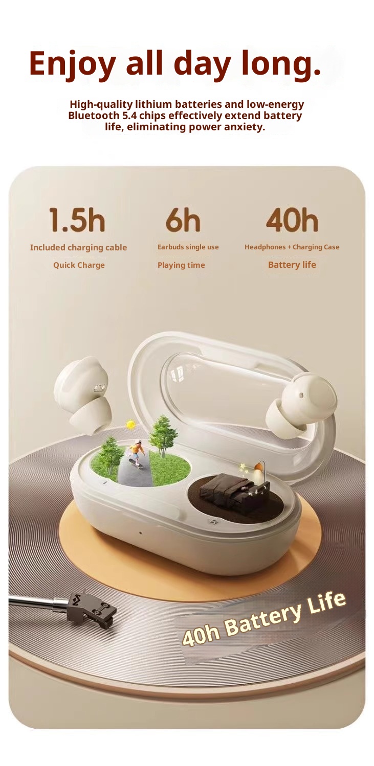 3c Remax 5.4 Soft In-Ear Sleep Bluetooth Earphones TWS Compact Wireless Earbuds_voghion.com